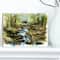 Designart - Stream in the Forest - Landscape Painting Canvas Print